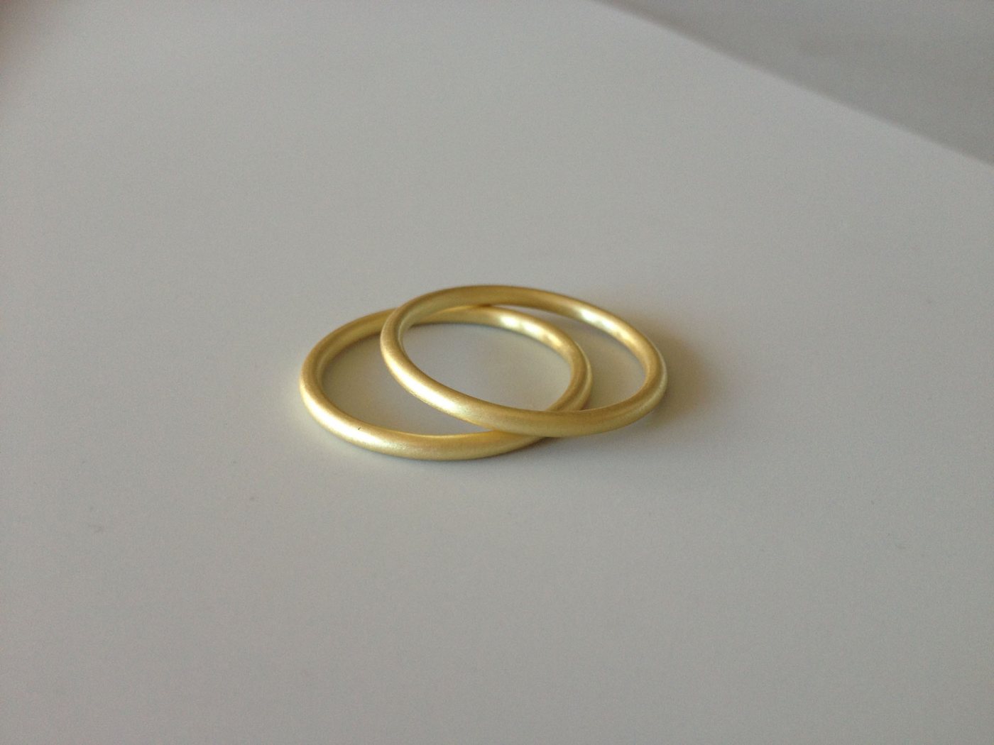 750er Goldringe