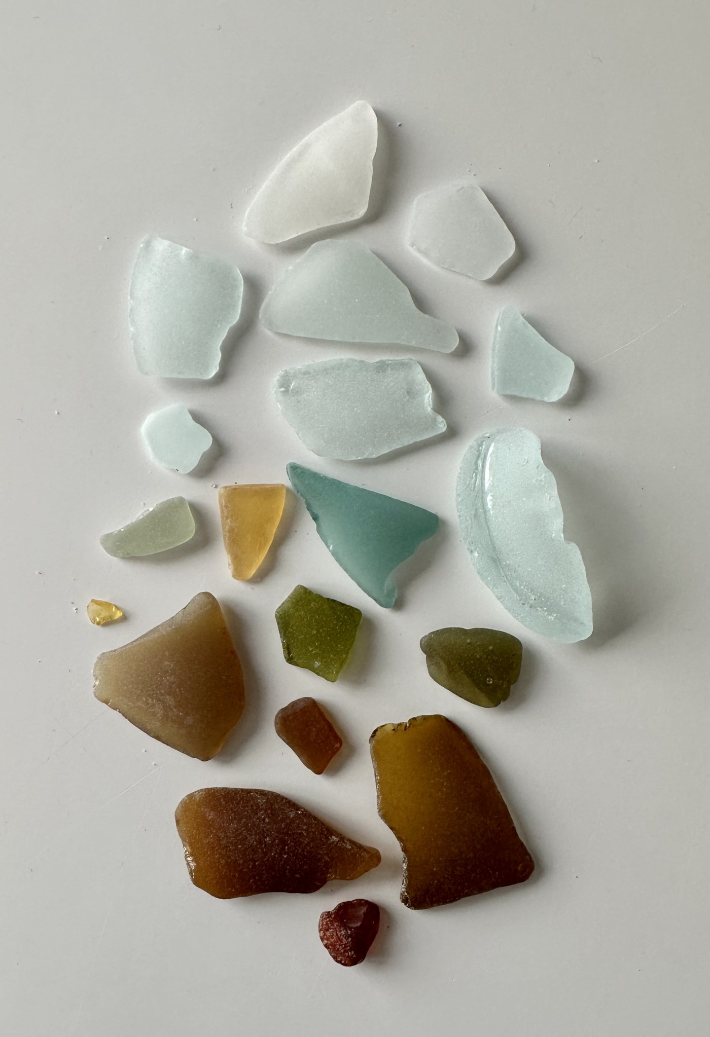 Strandglas gefunden auf Hiddensee