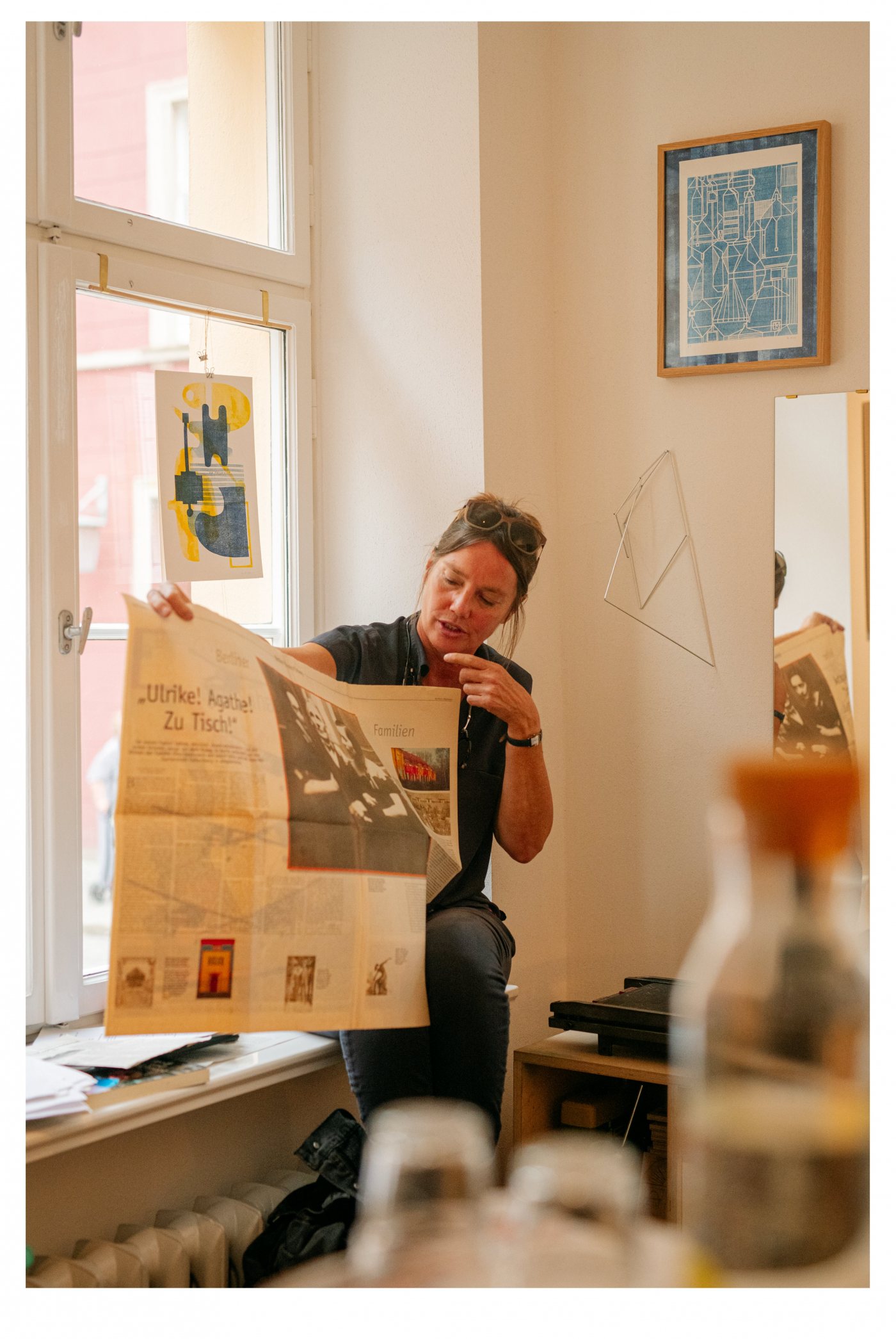 Ulrike Sebert liest bei Sarah im Atelier