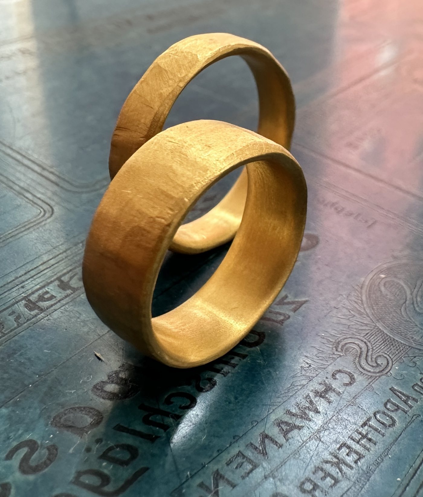 Partnerringe aus 900er Gold