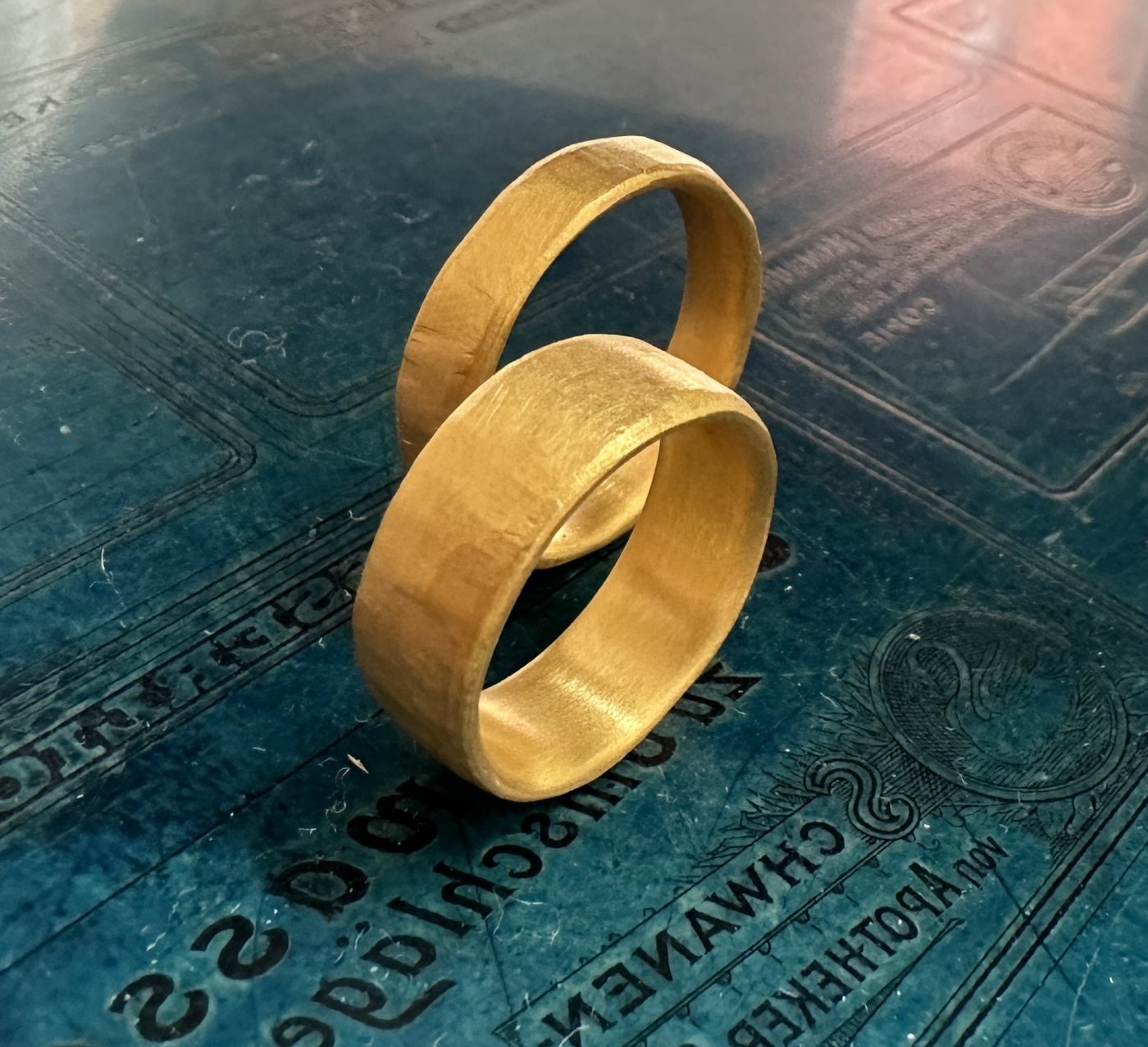 Partnerringe aus 900er Gold