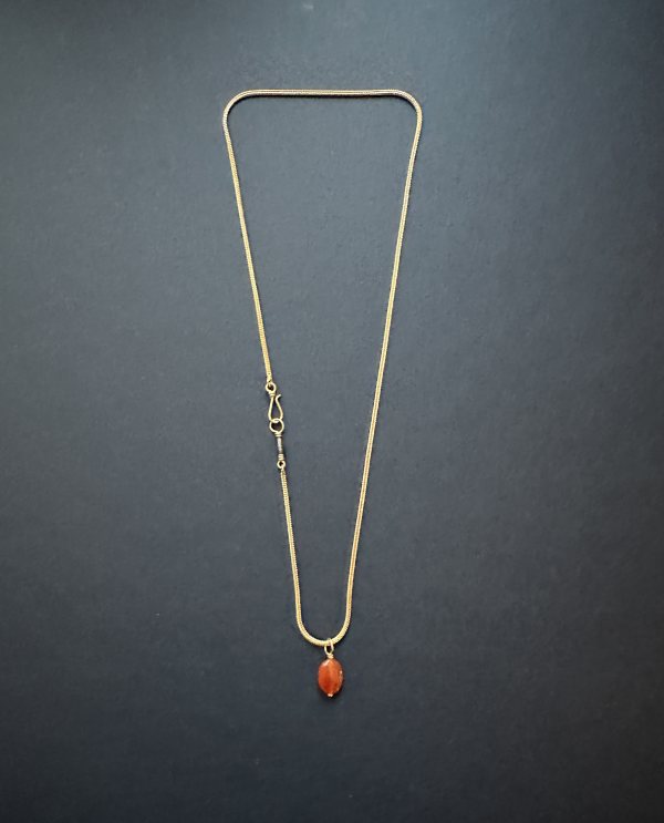 Karneol an Kette