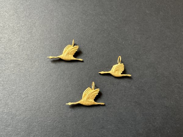Kranich aus Gold