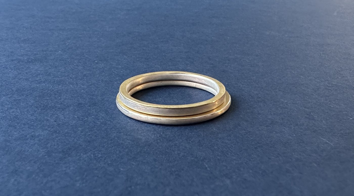 Scheibenringe Gold Silber